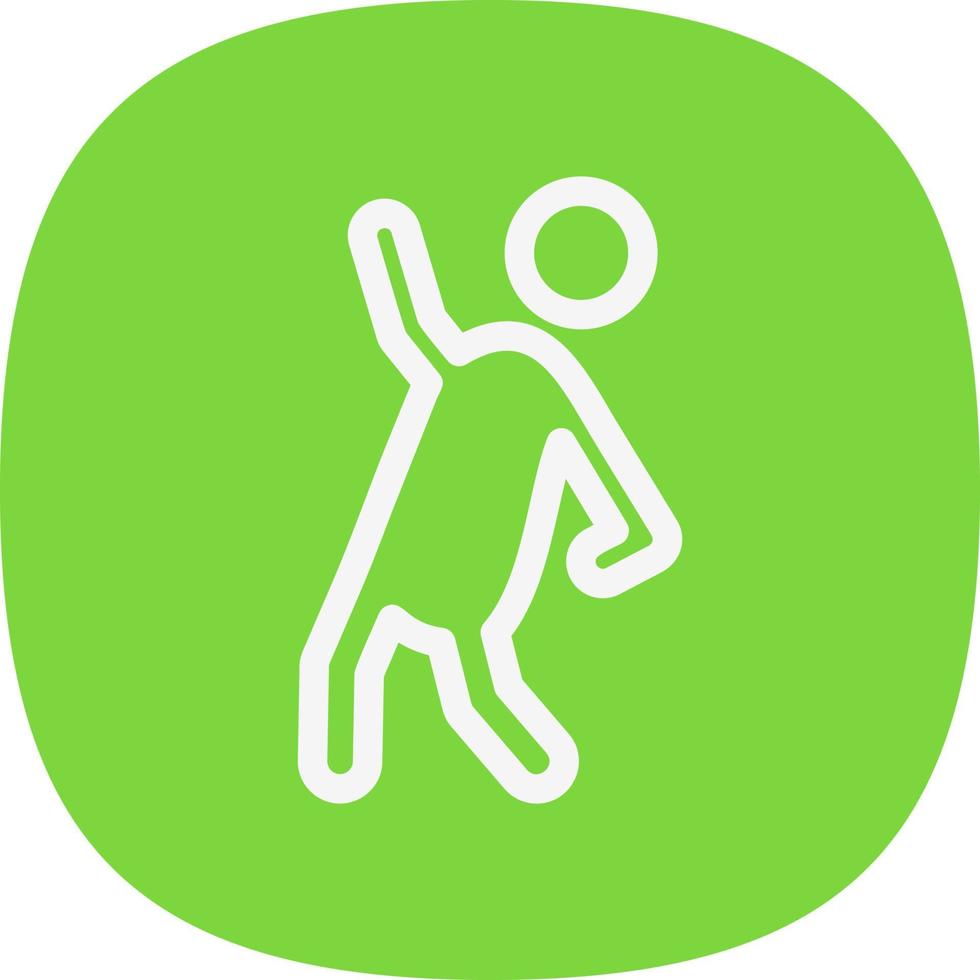 Stretching Vector Icon Design