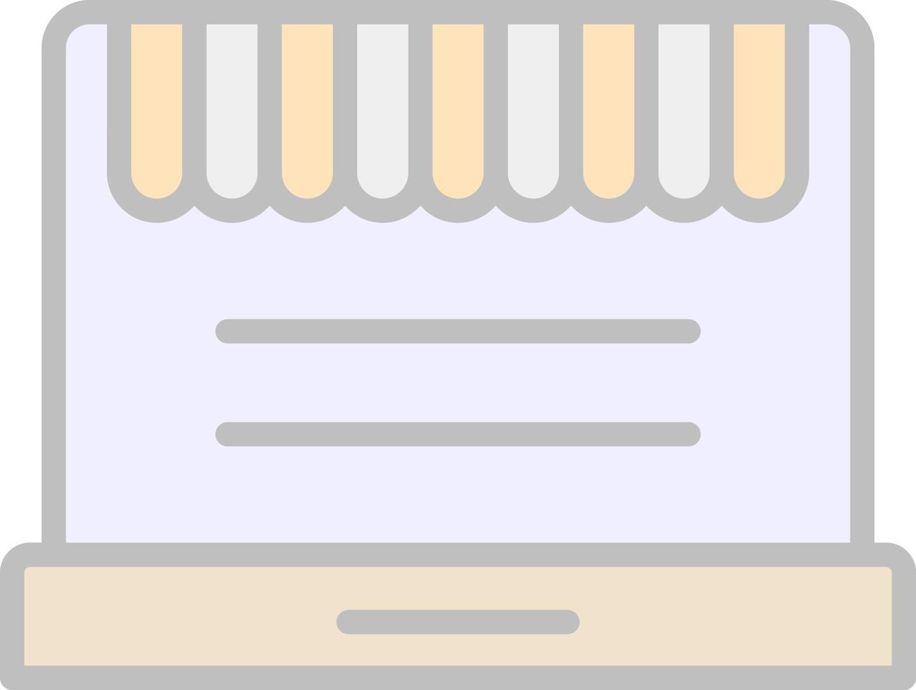 Online Store Vector Icon Design