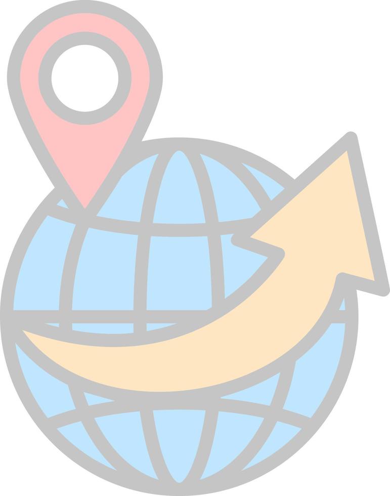 Worldwide Shipping Vector Icon Design