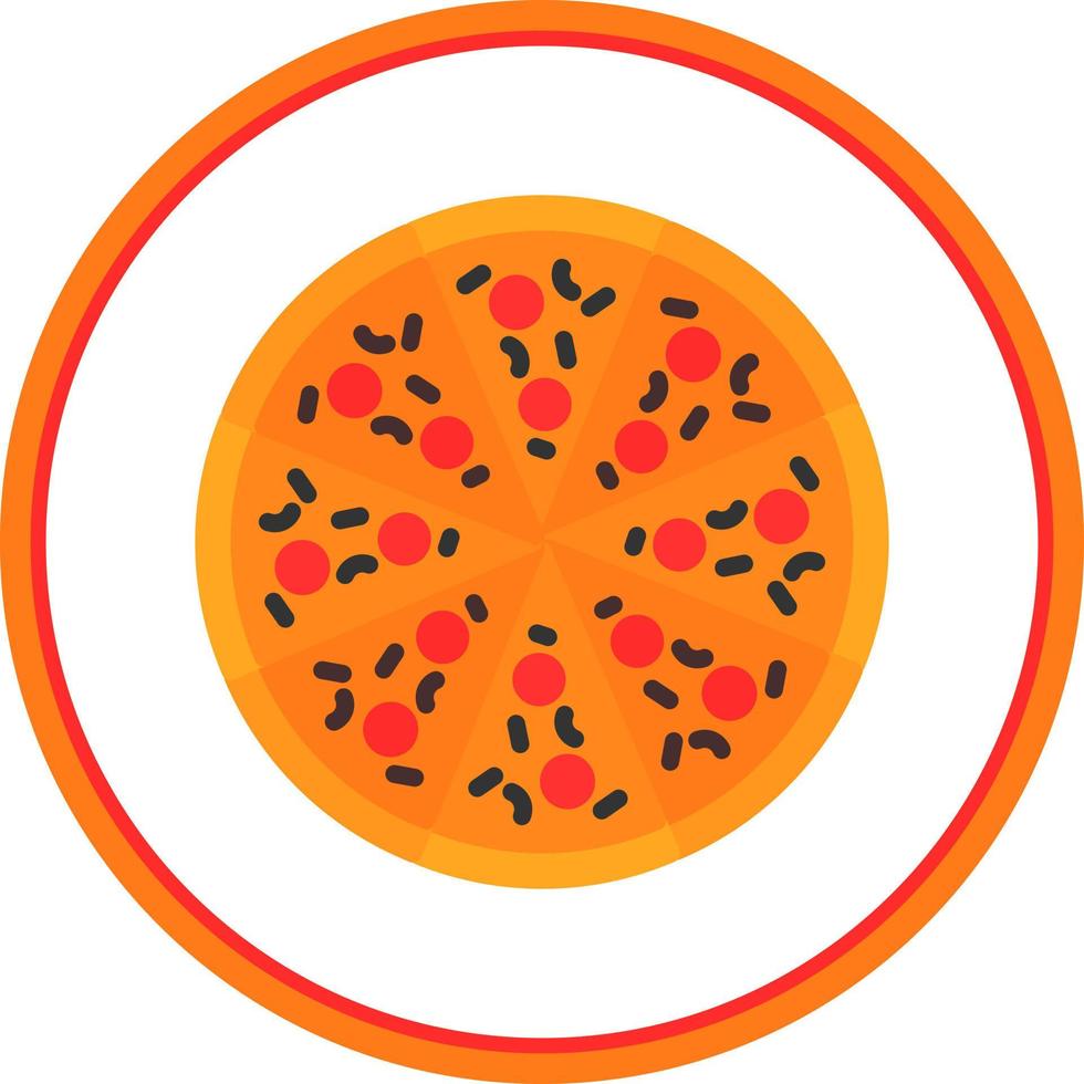 Pizza Vector Icon Design