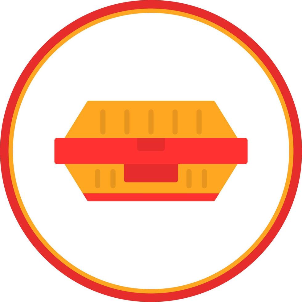 Food Container Vector Icon Design