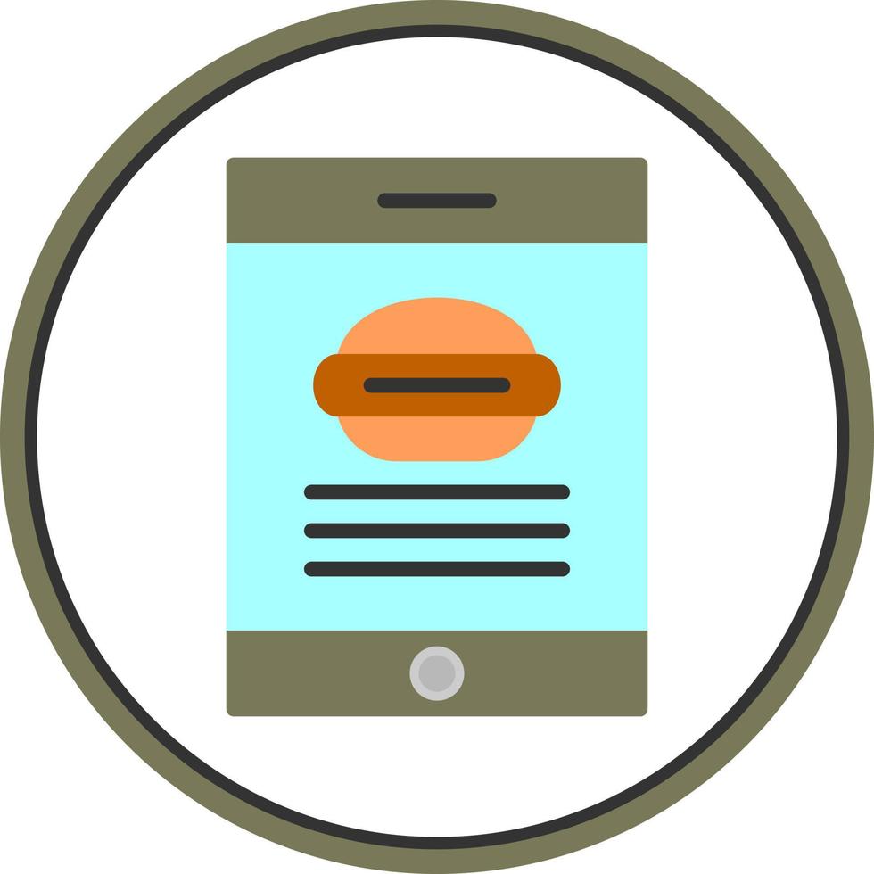 Online Order Vector Icon Design