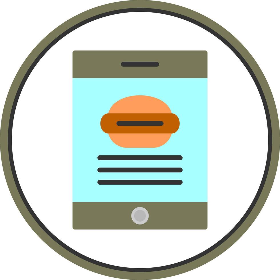 Online Order Vector Icon Design