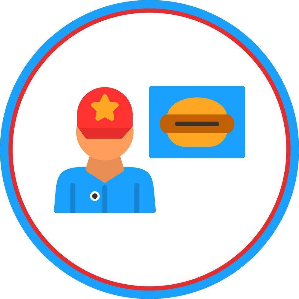 Delivery Man Vector Icon Design