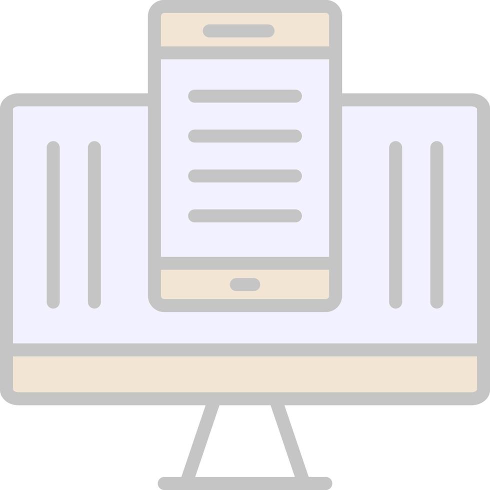 ECommerce Screen Vector Icon Design