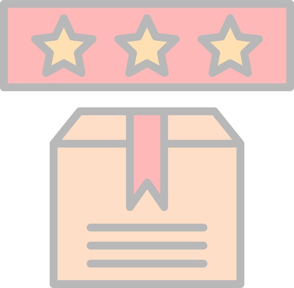 Product Rating Vector Icon Design