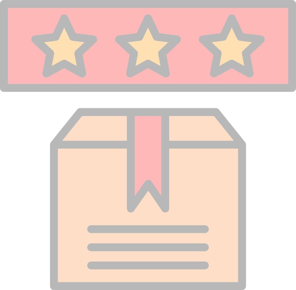 Product Rating Vector Icon Design