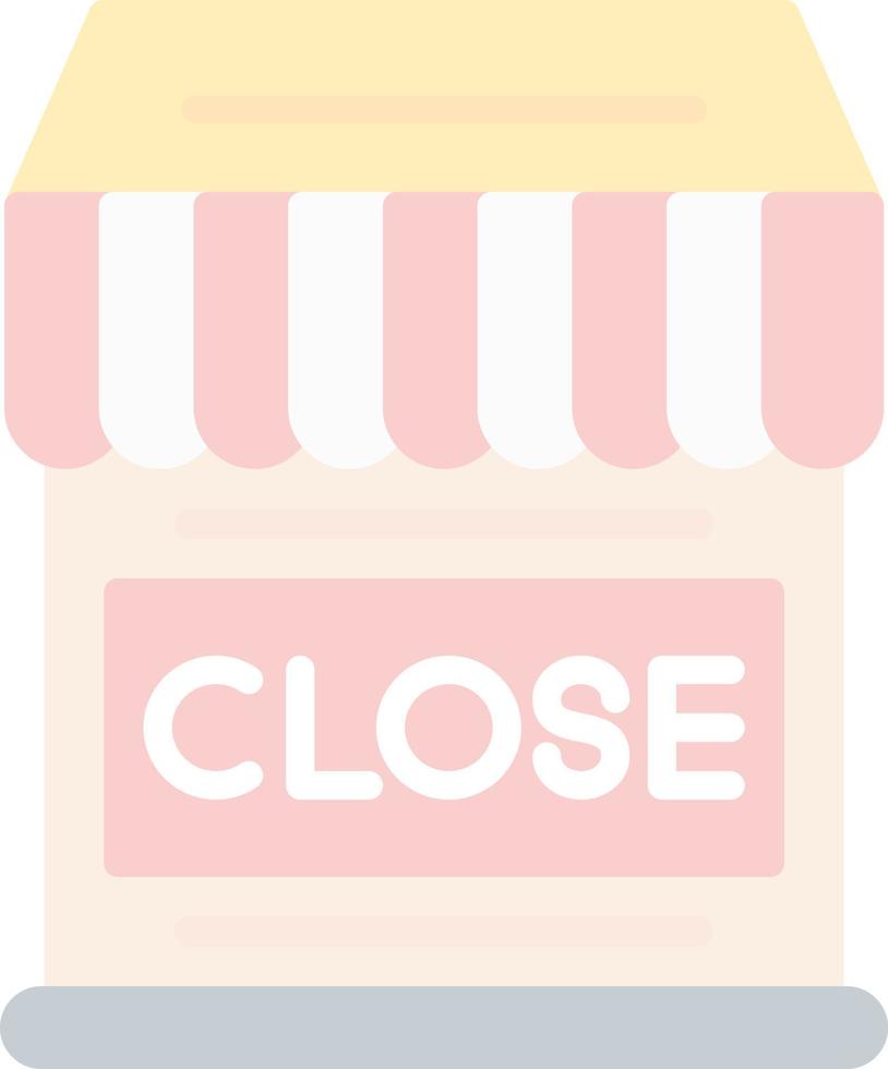 Shop Close Vector Icon Design