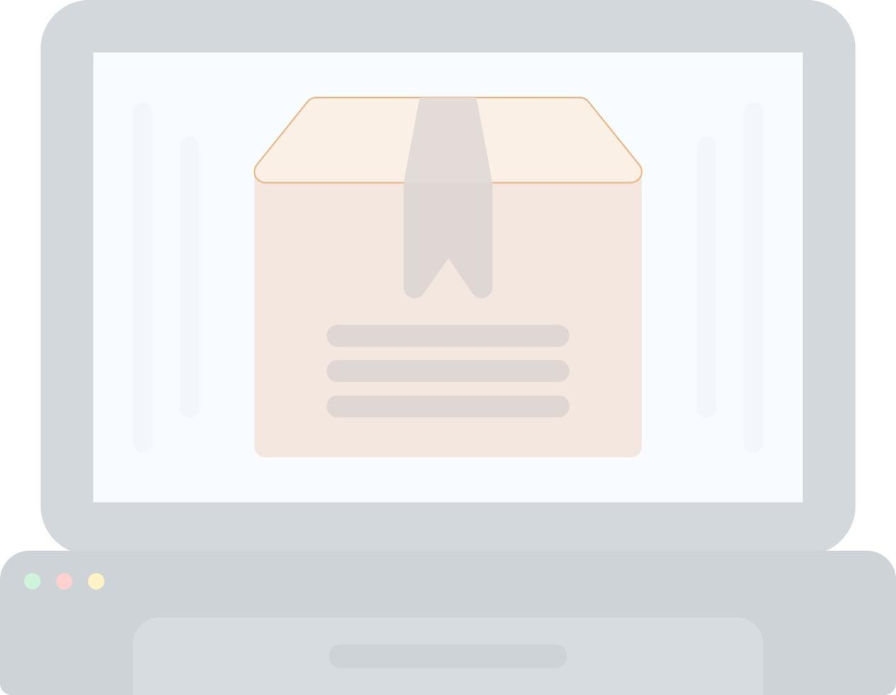 Online Product Vector Icon Design