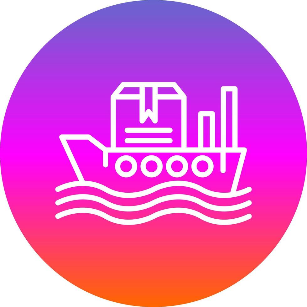 diseño de icono de vector de barco de envío en todo el mundo