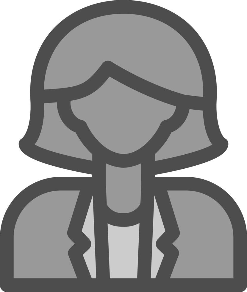 Business Woman Vector Icon Design