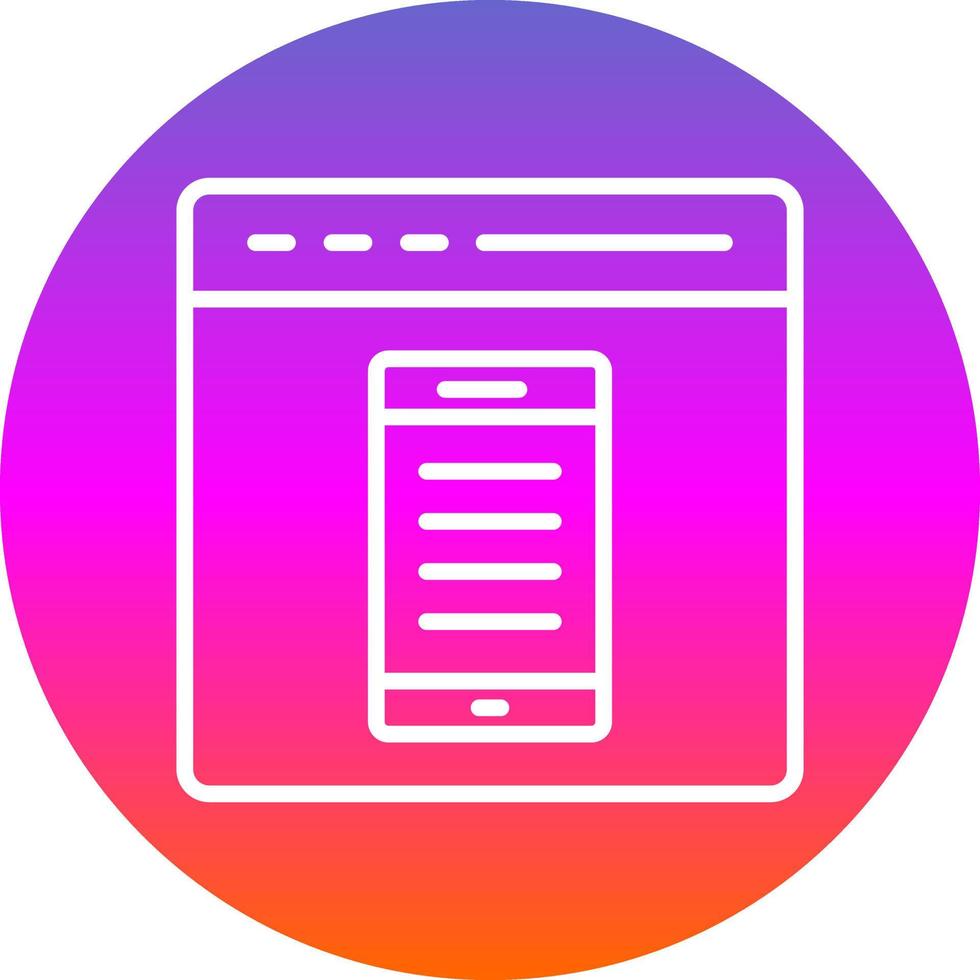 EComerce Webpage Vector Icon Design