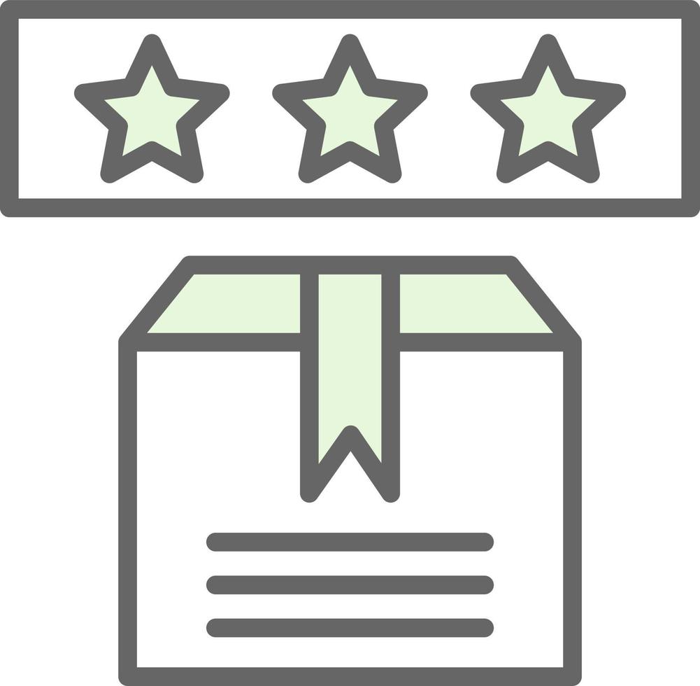 Product Rating Vector Icon Design