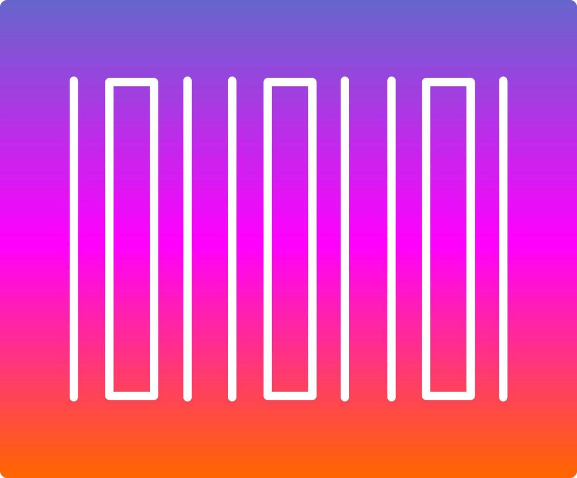 diseño de icono de vector de código de barras
