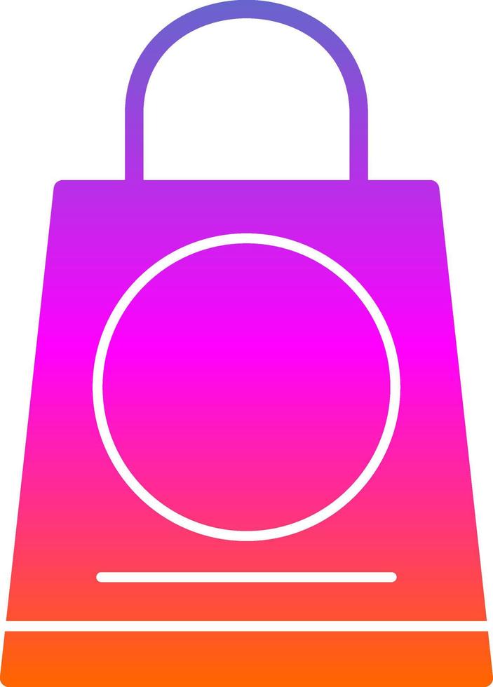 Shopping Bag Vector Icon Design