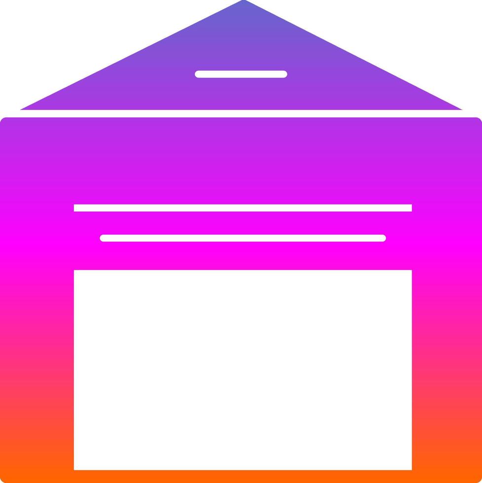 Warehouse Vector Icon Design