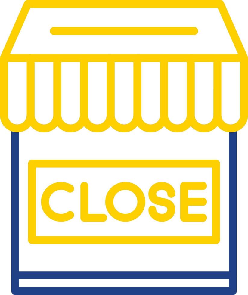 Shop Close Vector Icon Design