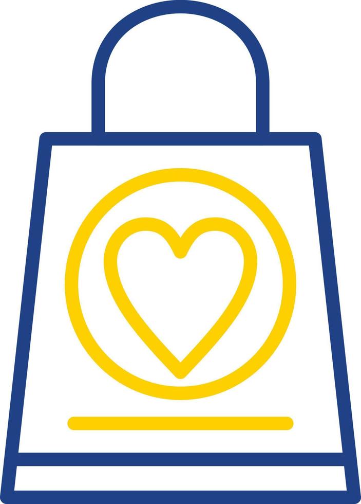 diseño de icono de vector de bolsa de compras