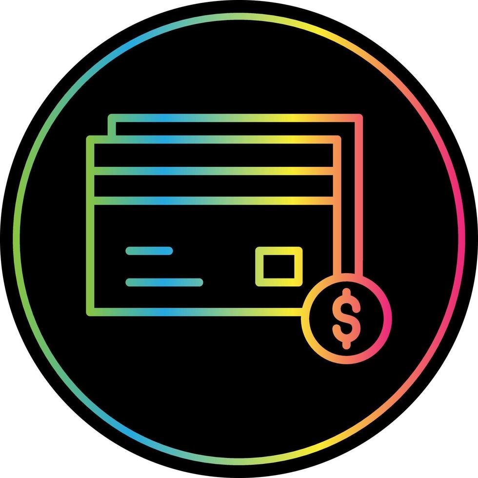 Credit Card Payment Vector Icon Design
