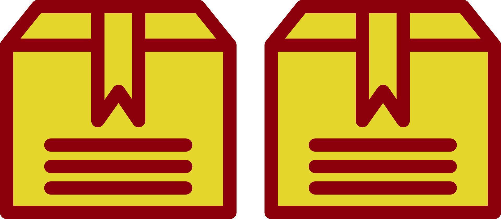 Packages Vector Icon Design