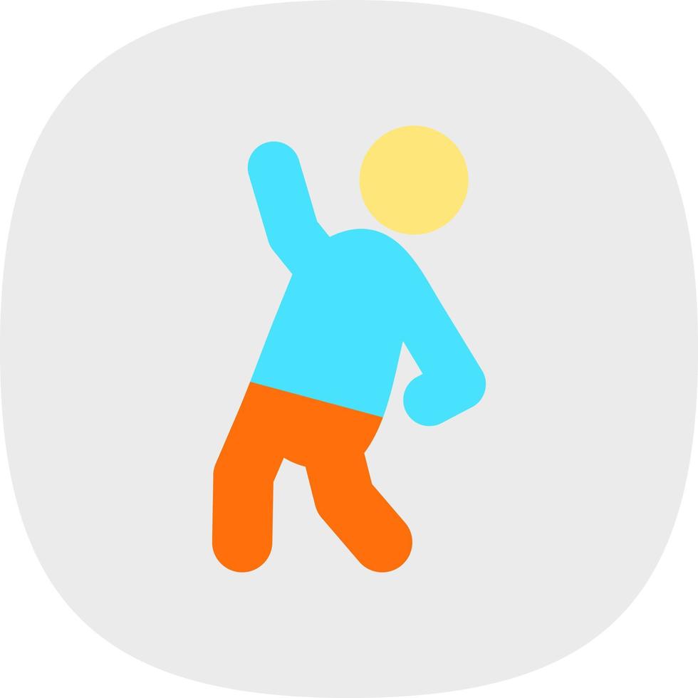 Stretching Vector Icon Design