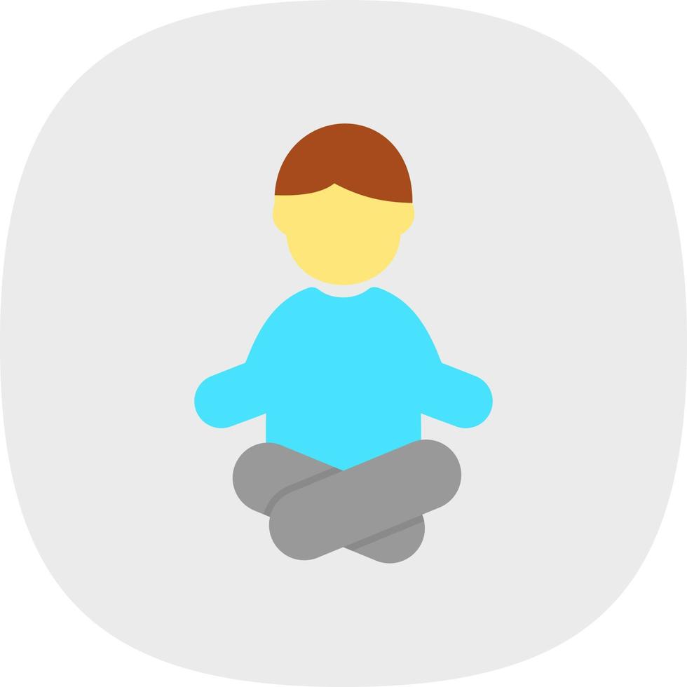 Yoga Vector Icon Design