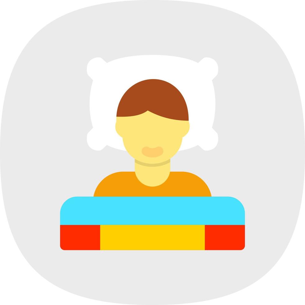 Sleeping Vector Icon Design