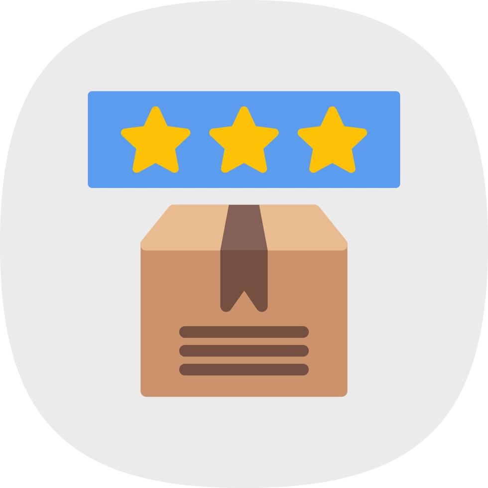 Product Rating Vector Icon Design