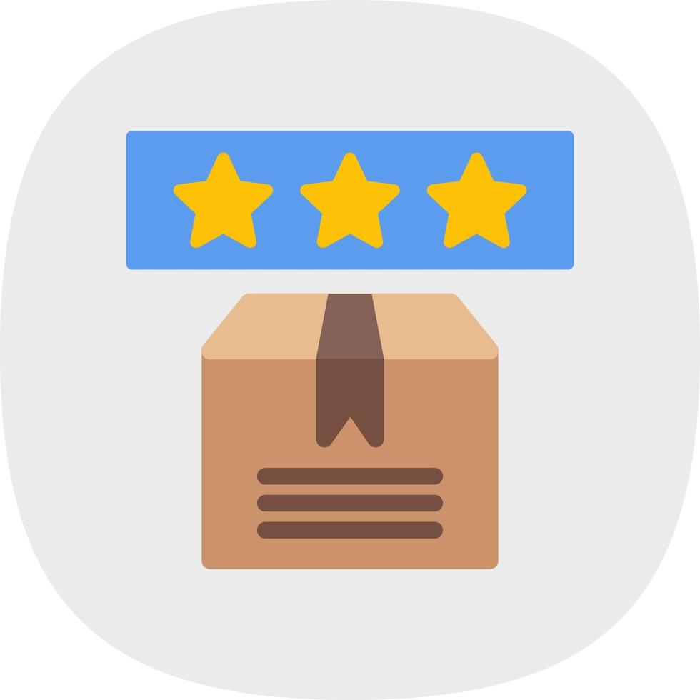 Product Rating Vector Icon Design