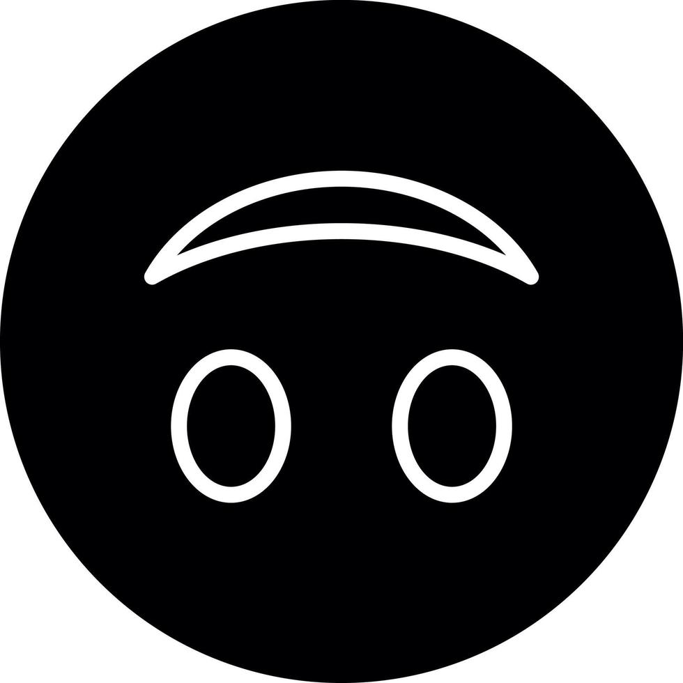 Upside-Down Face Vector Icon Design