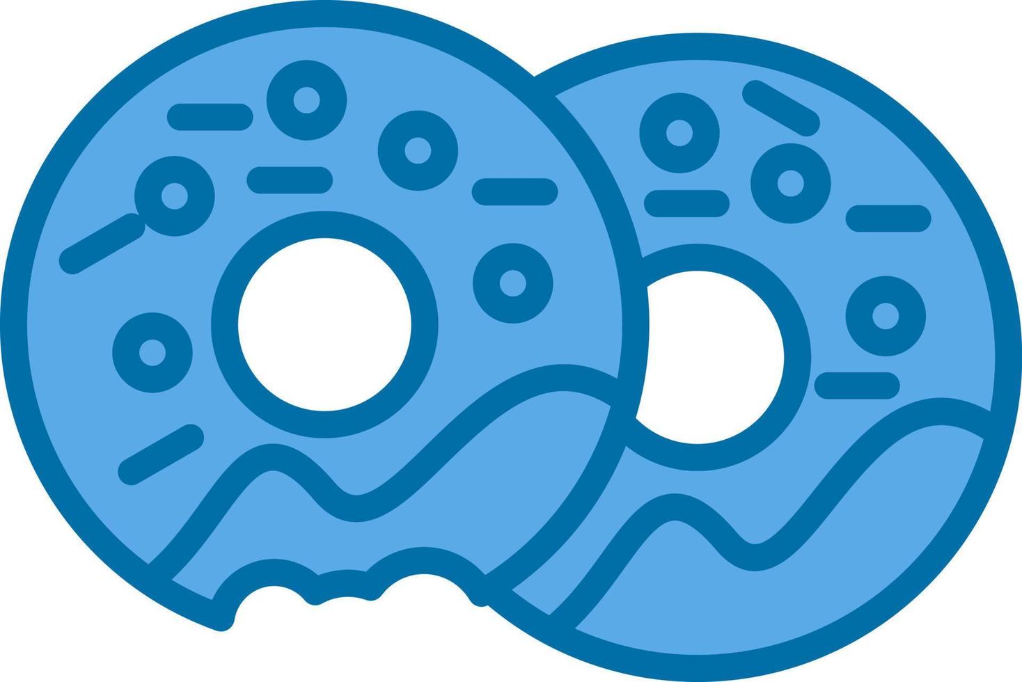 diseño de icono de vector de donuts