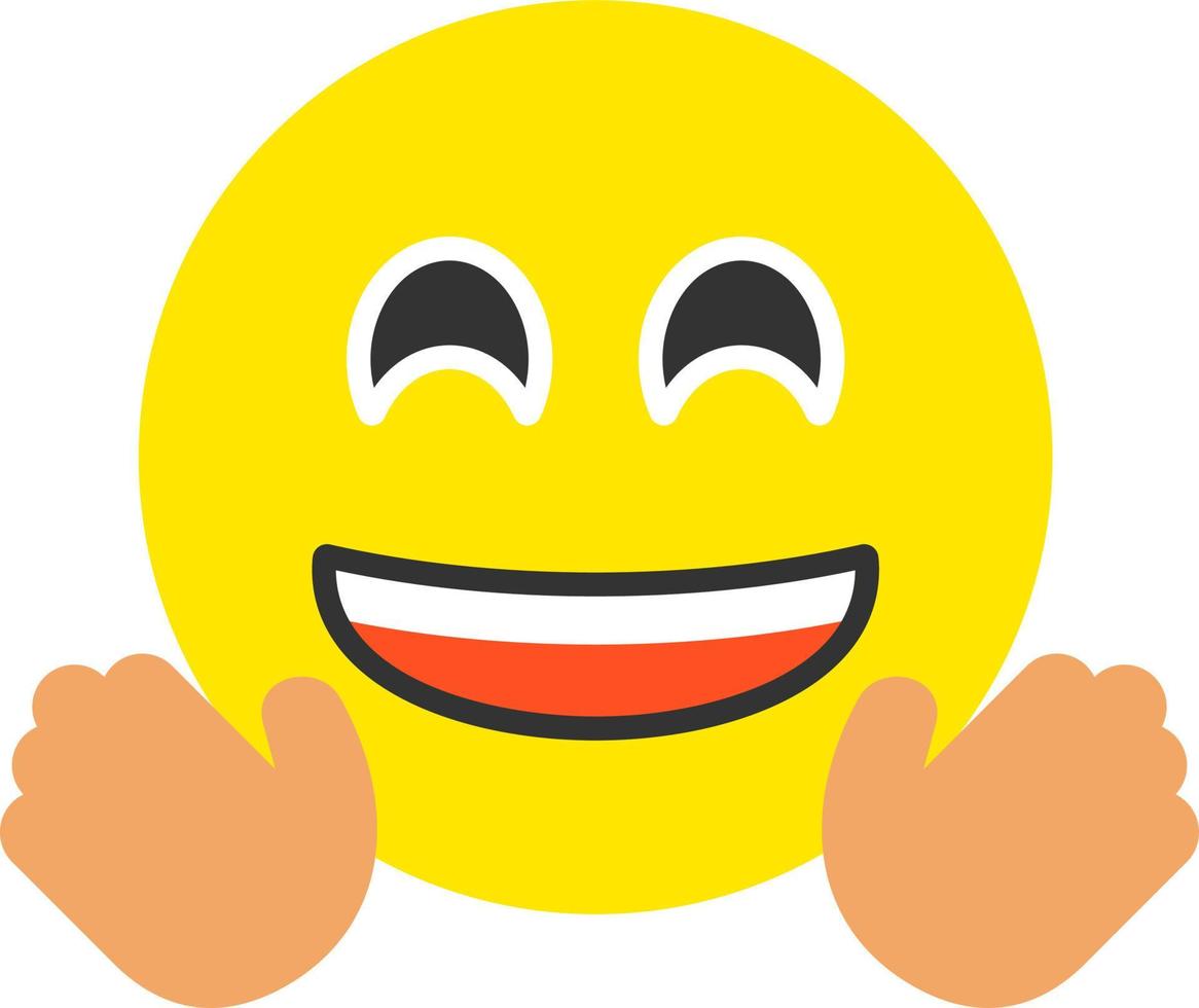 Hugging Face Vector Icon Design