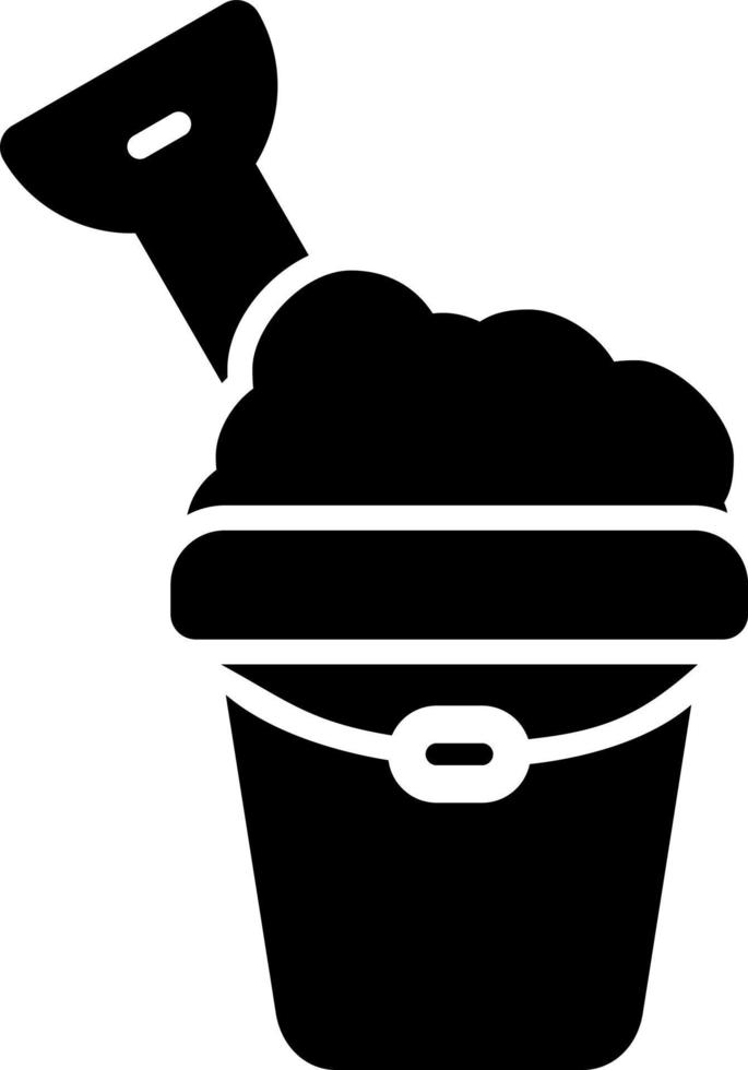 Sand Bucket Icon vector