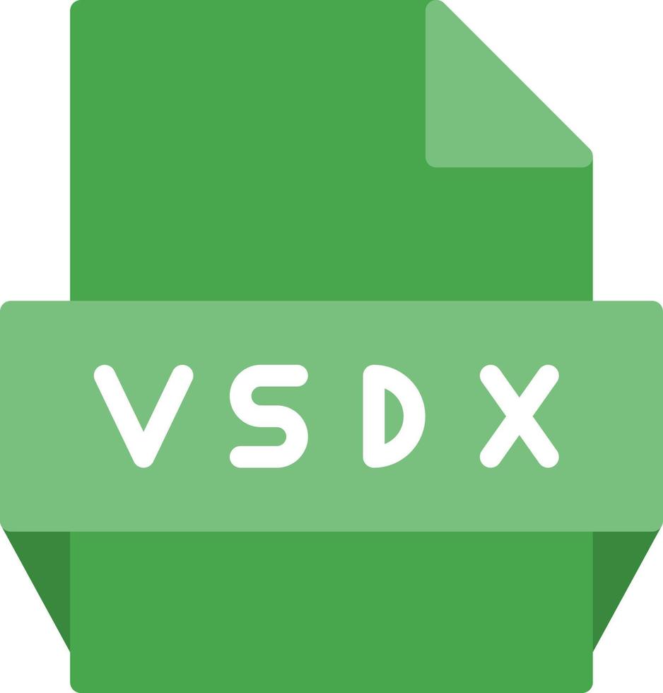 Vsdx File Format Icon 15829981 Vector Art at Vecteezy
