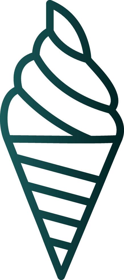 diseño de icono de vector de helado