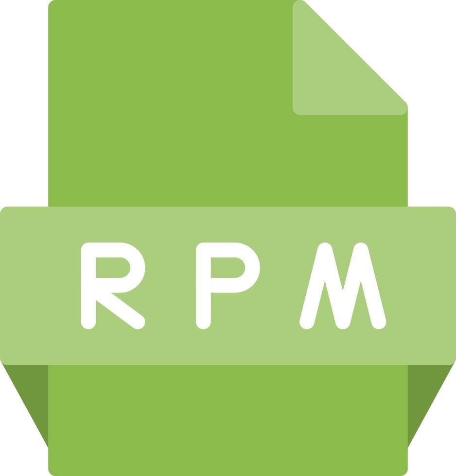 Rpm File Format Icon 15830453 Vector Art at Vecteezy
