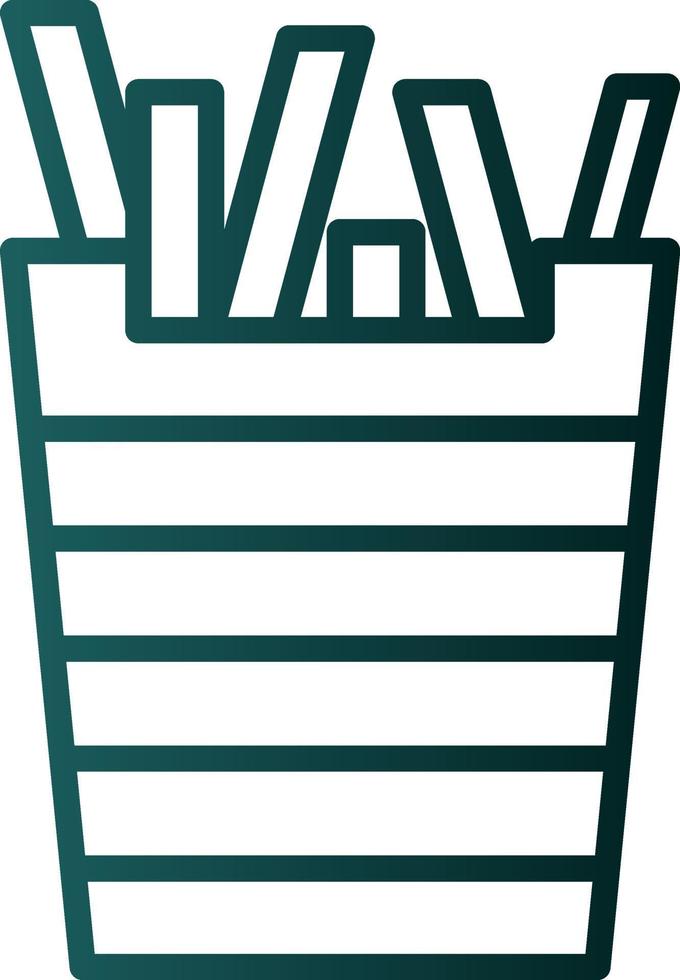 French Fries Vector Icon Design
