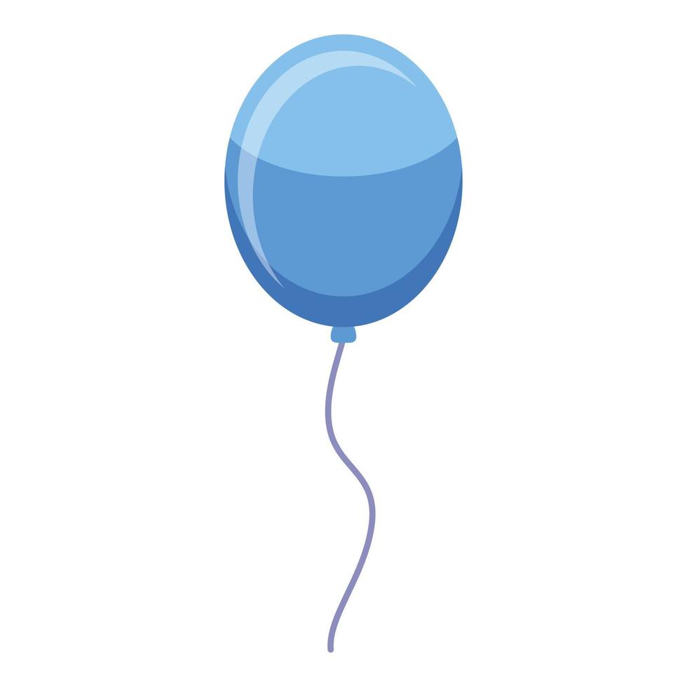 Office party balloon icon, isometric style vector