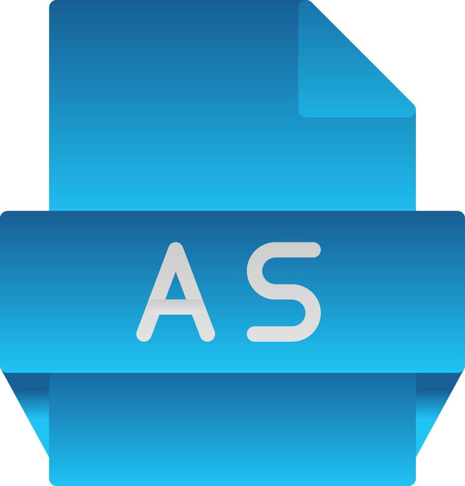 As File Format Icon vector