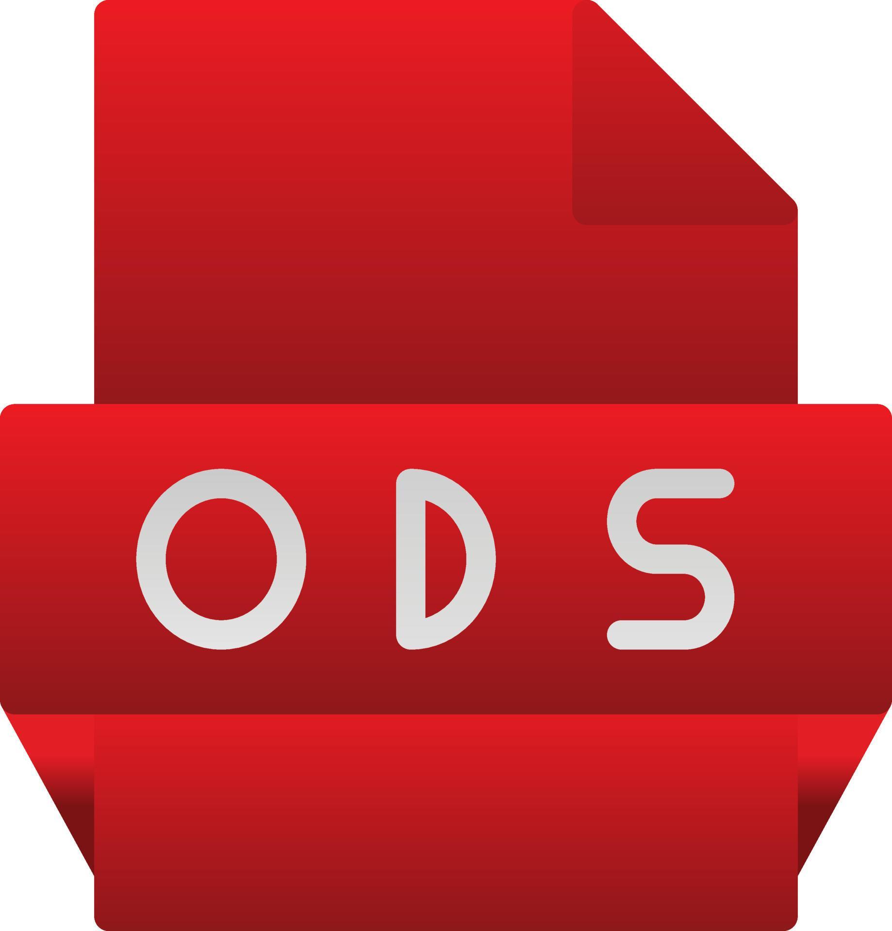 Ods File Format Icon 15831135 Vector Art at Vecteezy
