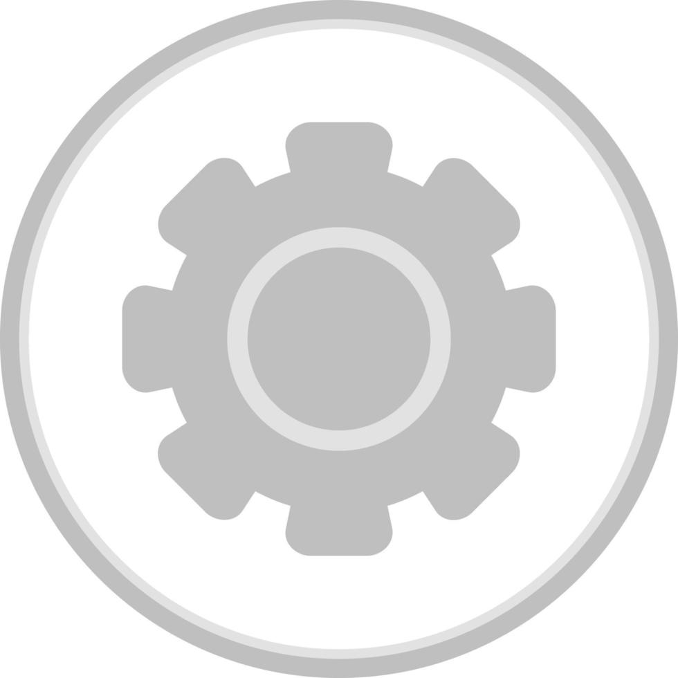 Gear Glyph Icon vector