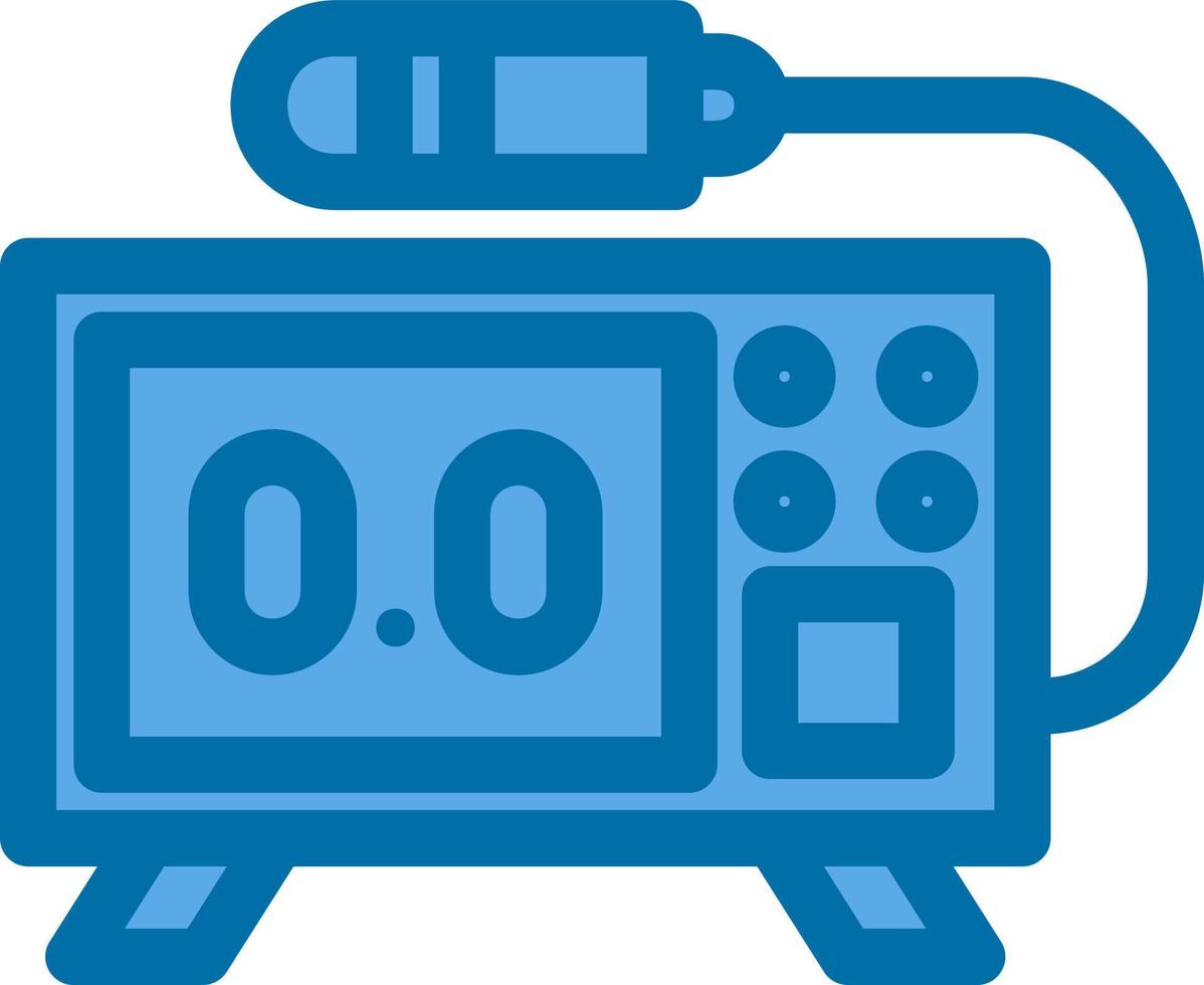 Geiger Counter Glyph Icon vector