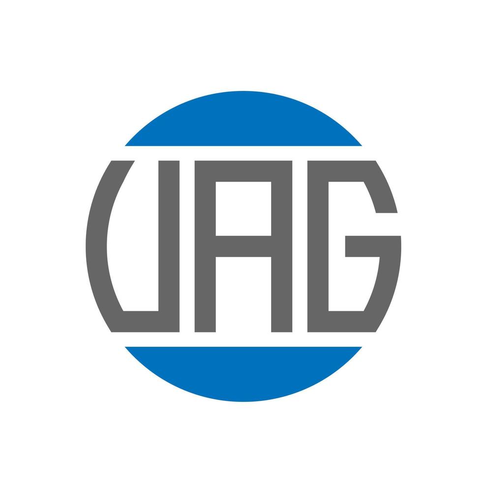 VAG letter logo design on white background. VAG creative initials circle logo concept. VAG letter design. vector