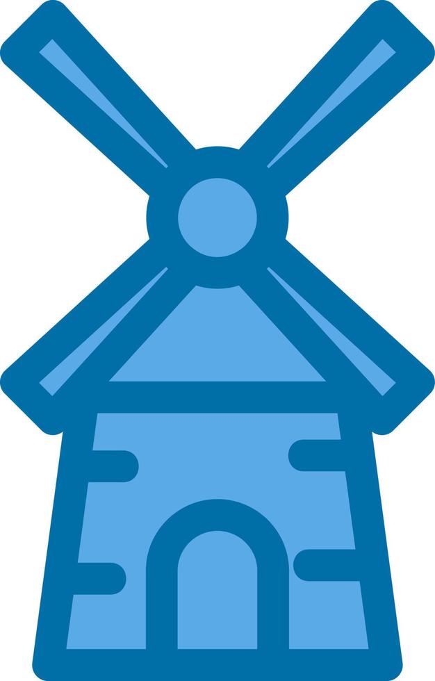 Windmills Glyph Icon vector