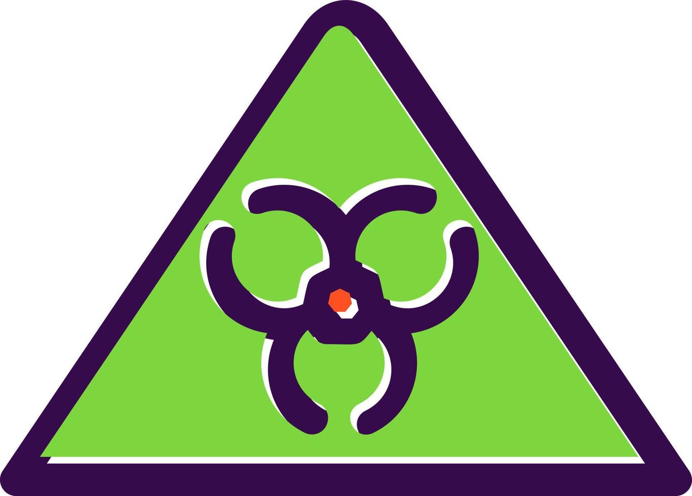 Dangerous Goods Glyph Icon vector