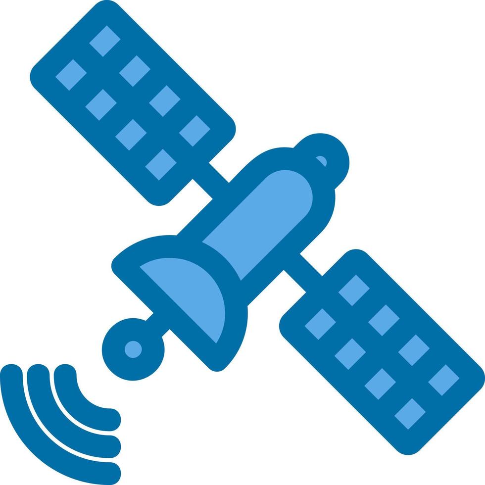Satellite Glyph Icon vector