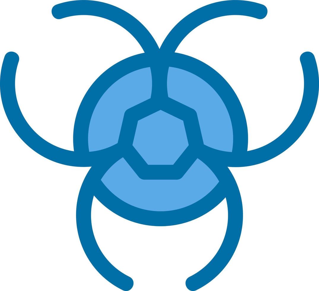 Biohazard Glyph Icon vector