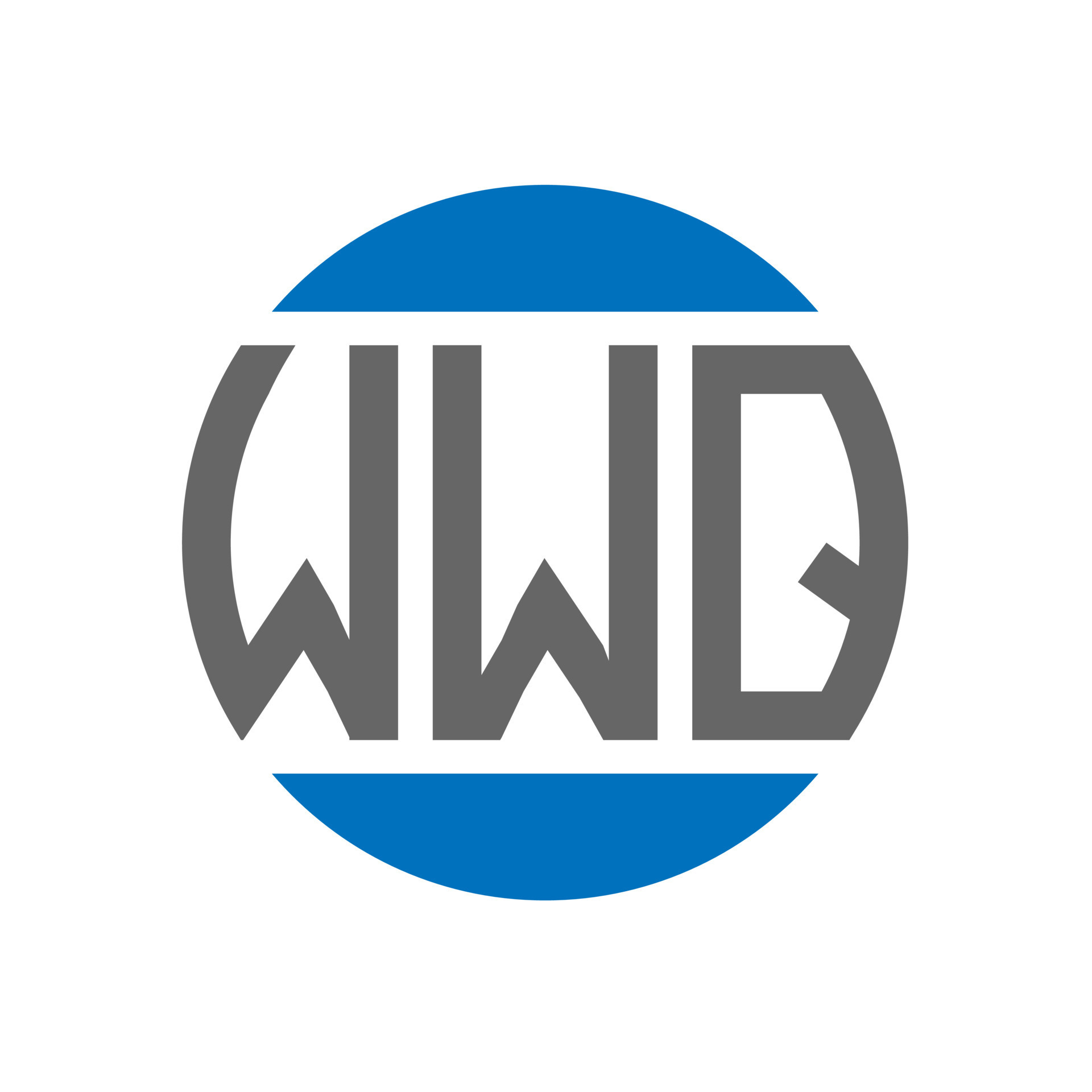 WWQ letter logo design on white background. WWQ creative initials ...