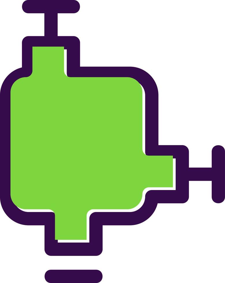 Engine Glyph Icon vector