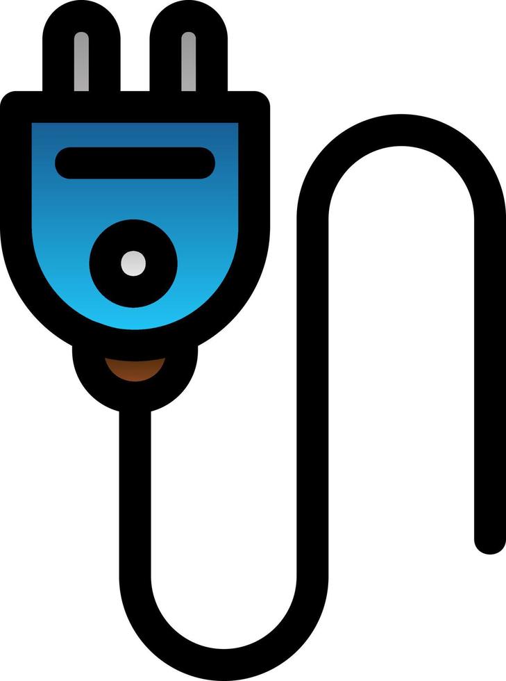 Plug Glyph Icon vector